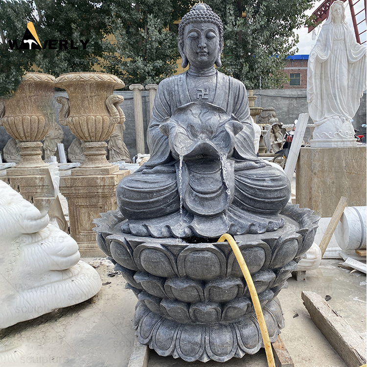 Sitting Lord Buddha Buddhist Sculpture Statues-MBK35009