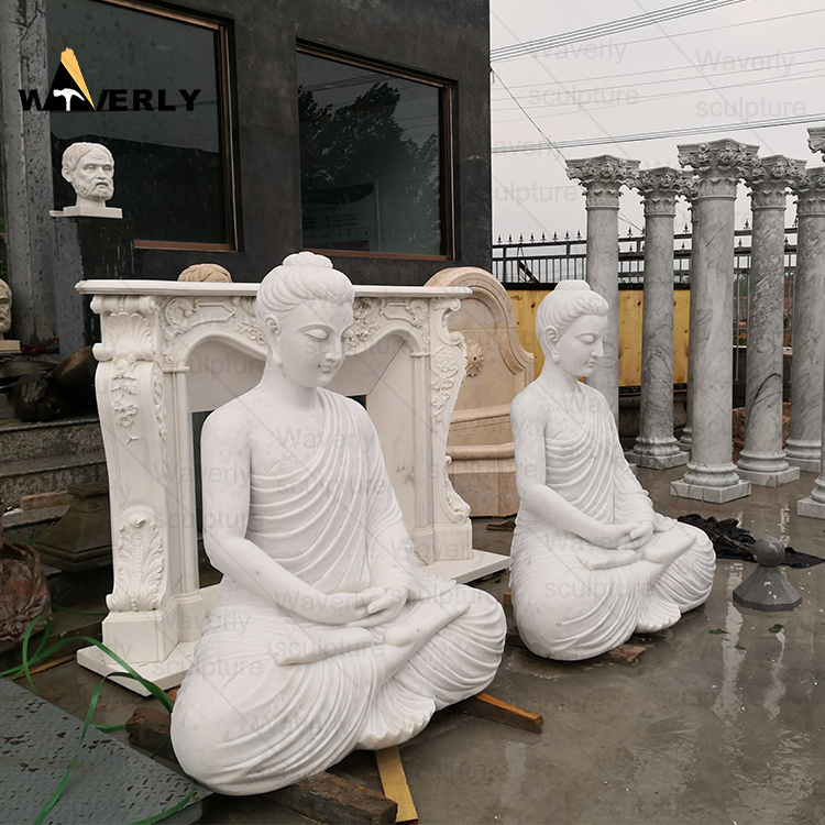 Sitting Lord Buddha Buddhist Sculpture Statues-MBK35009
