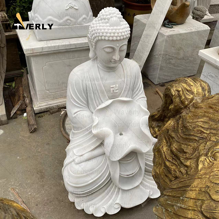 Sitting Lord Buddha Buddhist Sculpture Statues-MBK35009