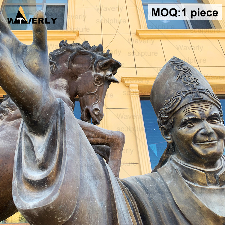 Bronze statue of saint paul of the cross BFC24-31502