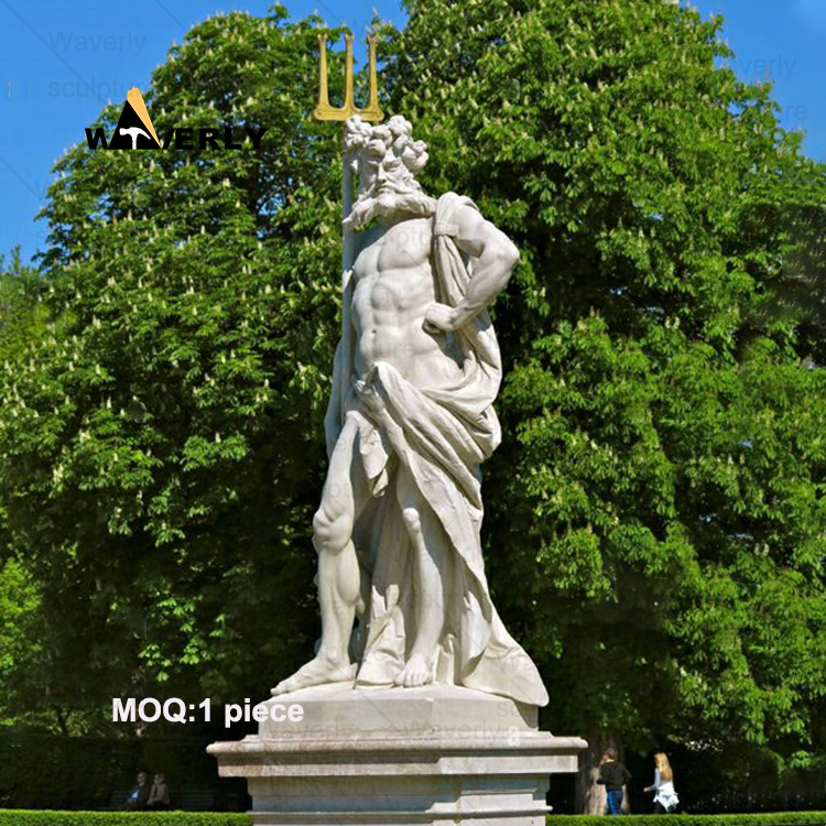 Nordic Greek Mythology The Sculpture Of Poseidon Sea God MAR-33103