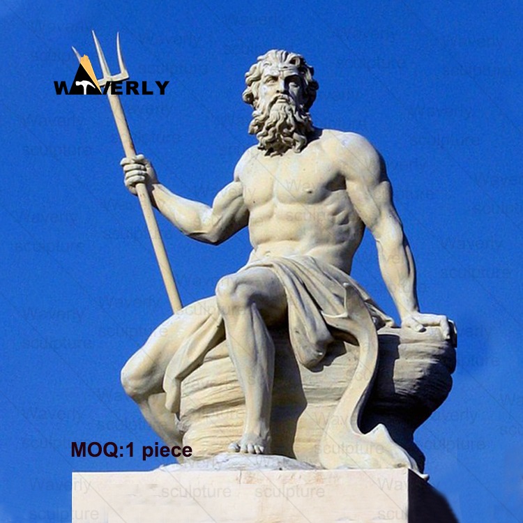 Nordic Greek Mythology The Sculpture Of Poseidon Sea God MAR-33103