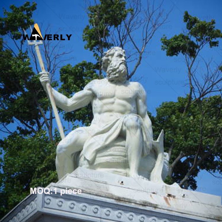 Nordic Greek Mythology The Sculpture Of Poseidon Sea God MAR-33103