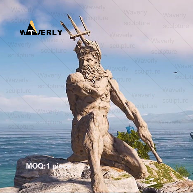 Nordic Greek Mythology The Sculpture Of Poseidon Sea God MAR-33103