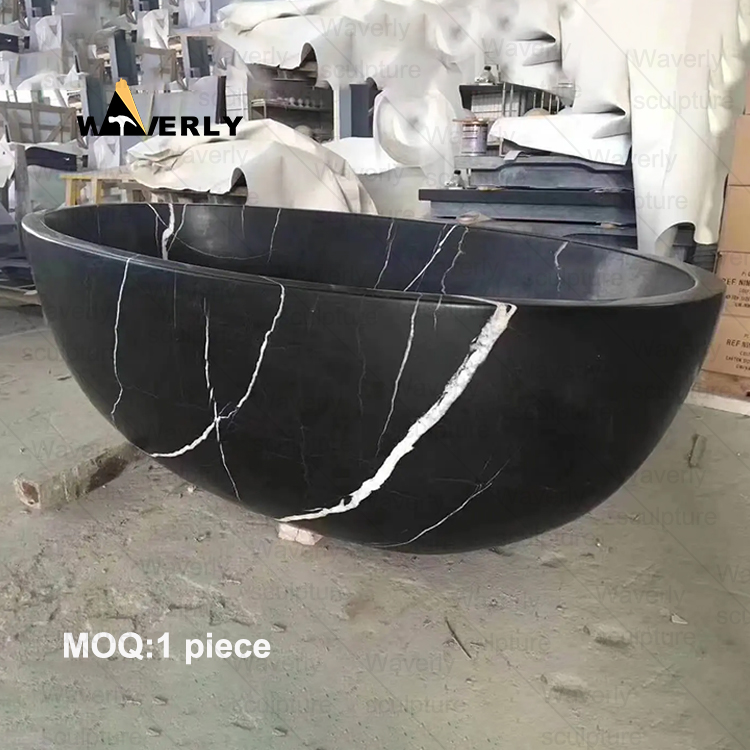 marble Black Bathtub -40903