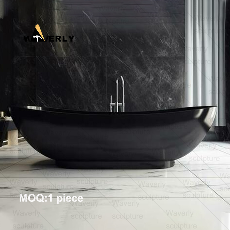 marble Black Bathtub -40903