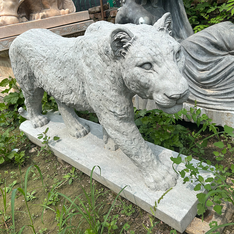 Natural Stone leopard statue ML-83001CH