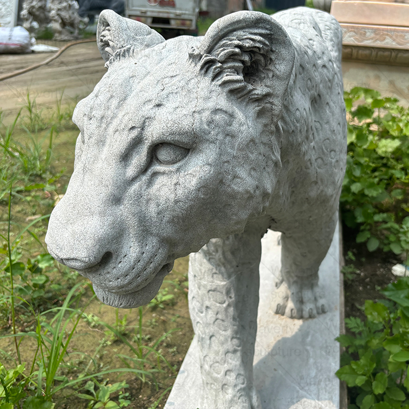 Natural Stone leopard statue ML-83001CH