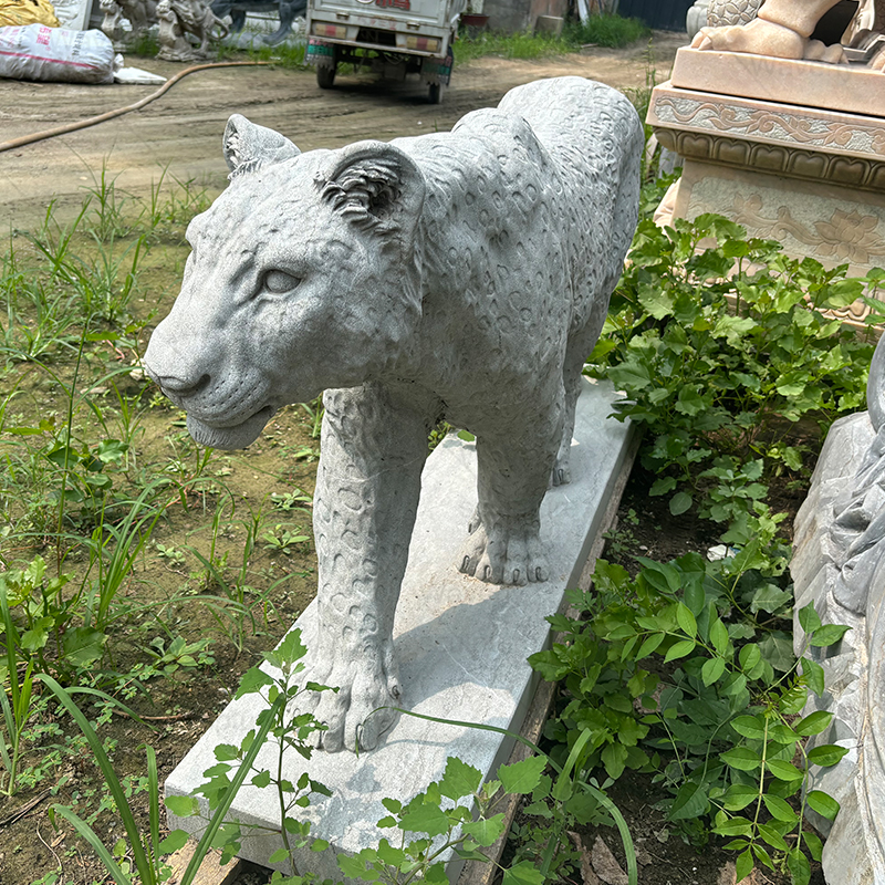 Natural Stone leopard statue ML-83001CH