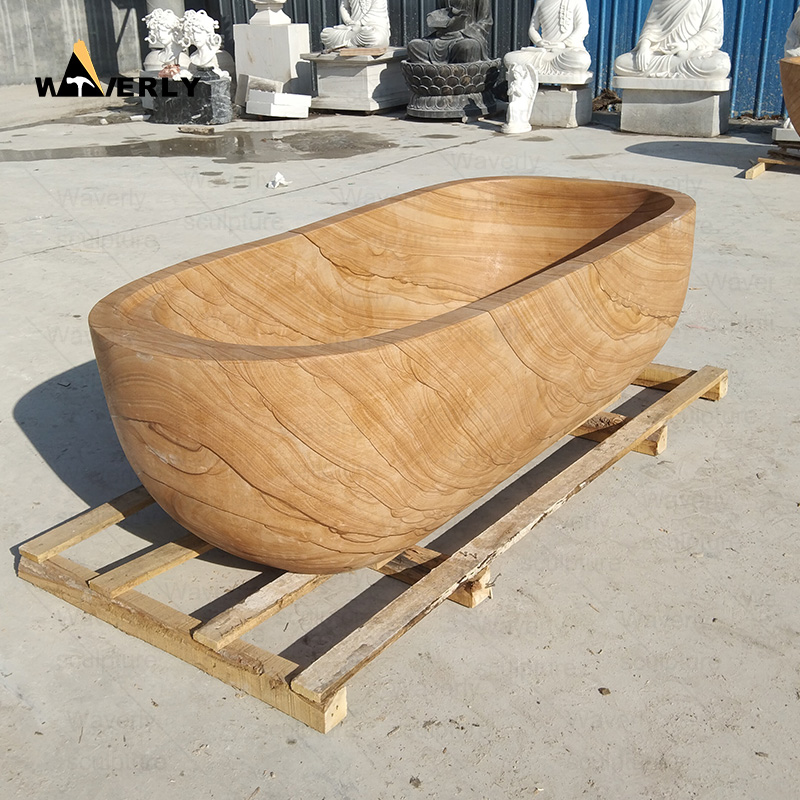 natural stone granite wood sandstone bathtub C24-101801