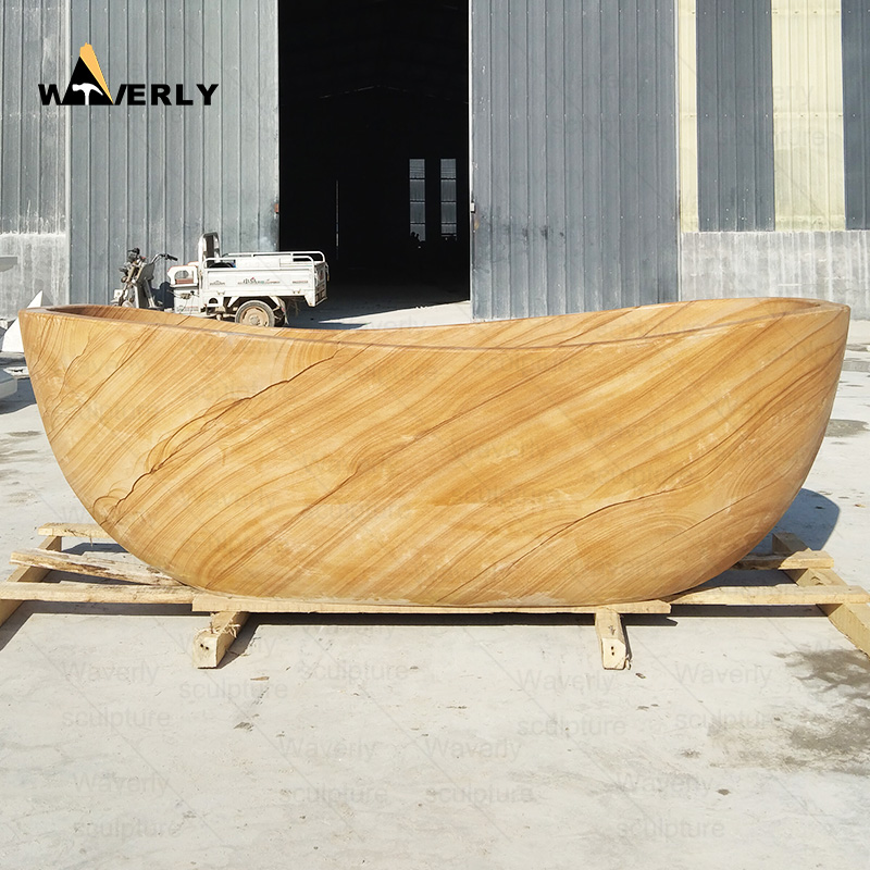 natural stone granite wood sandstone bathtub C24-101801