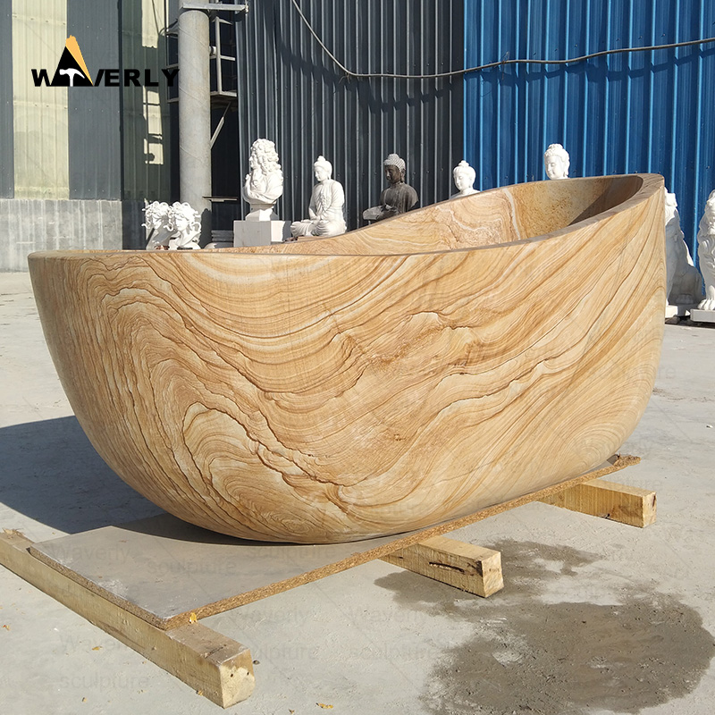 natural stone granite wood sandstone bathtub C24-101801