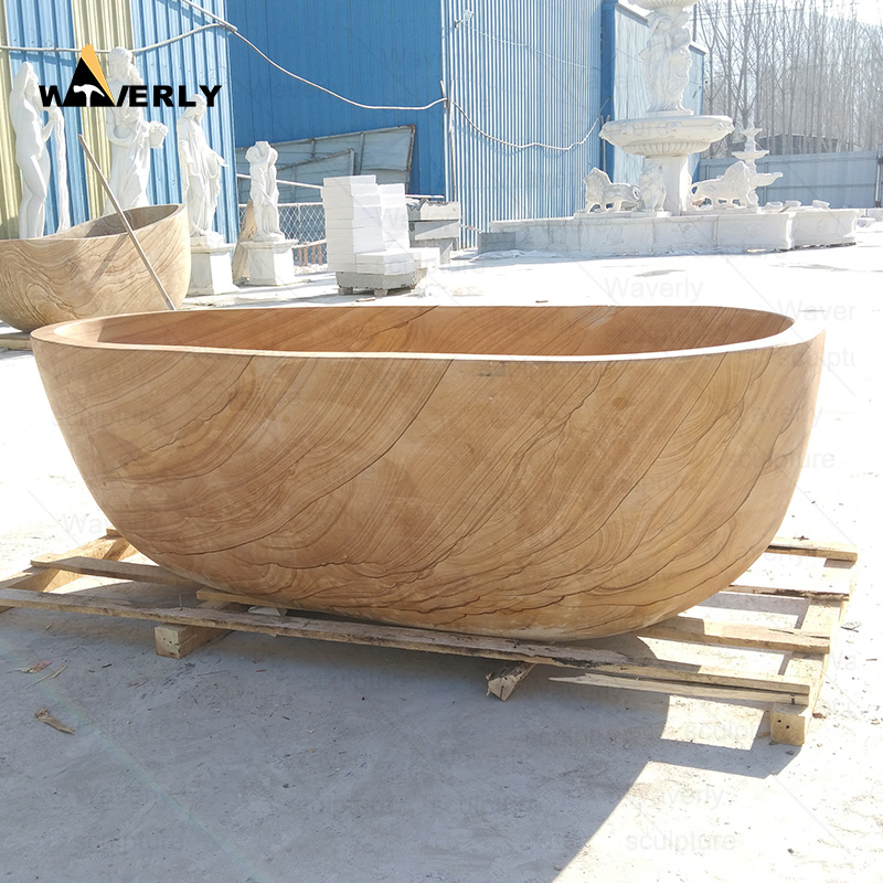 natural stone granite wood sandstone bathtub C24-101801