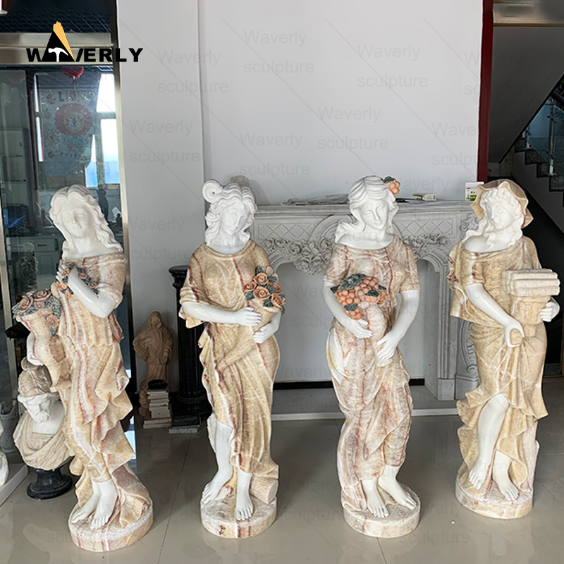 Marble Four Seasons Women Statue For Sale CH24-112702