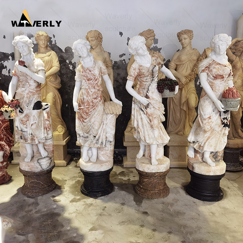 Marble Four Seasons Women Statue For Sale CH24-112702