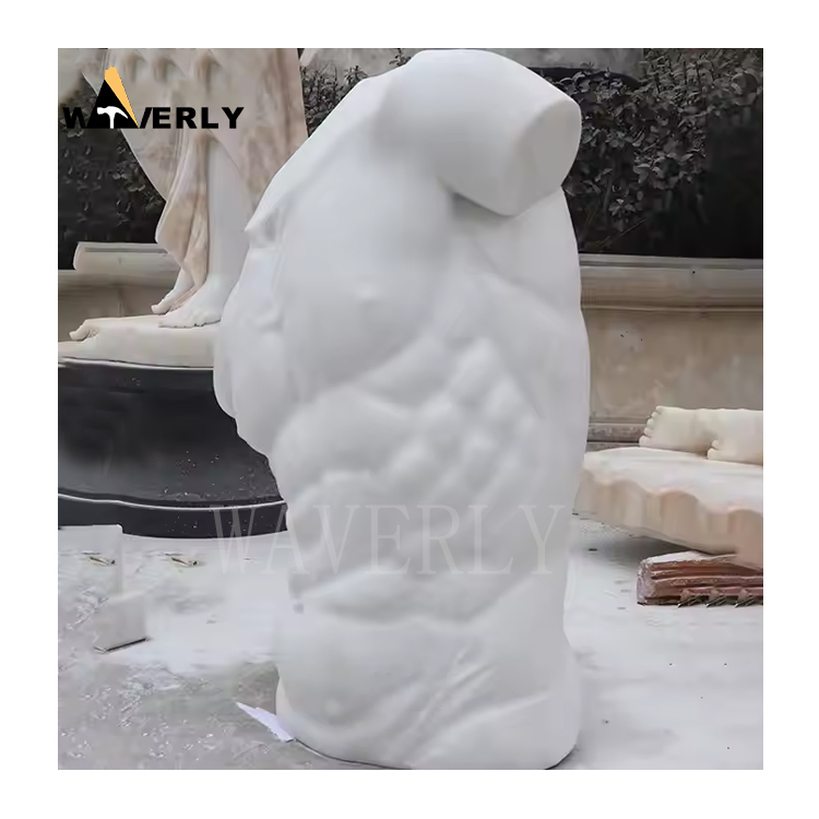 Hand Carved Indoor Outdoor Garden Marble Torso Statue MF-1128-16