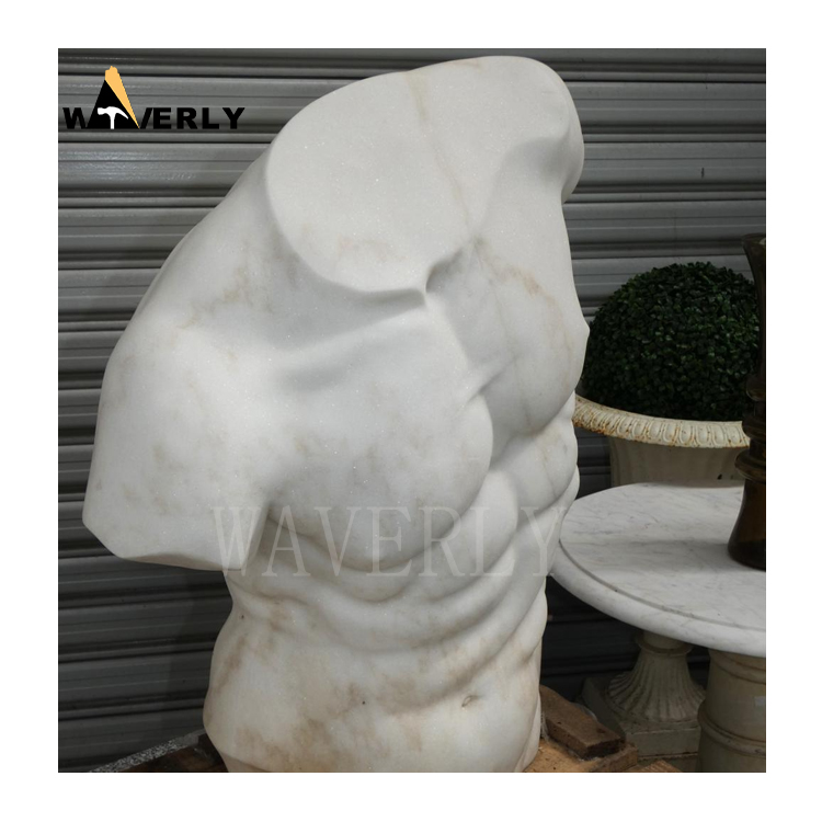 Hand Carved Indoor Outdoor Garden Marble Torso Statue MF-1128-16