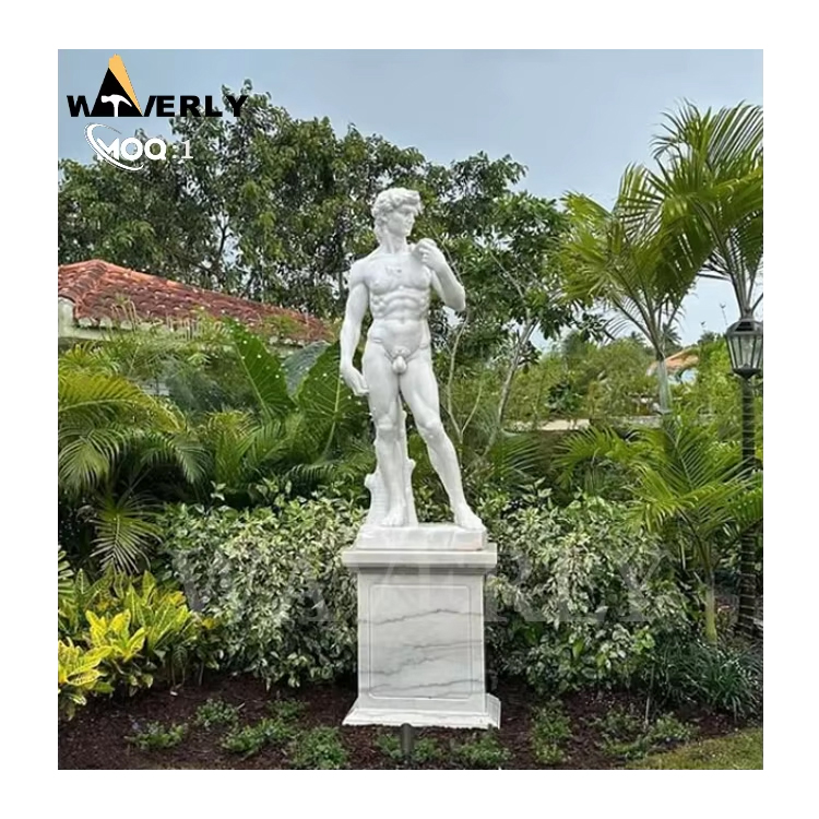 Garden Landscaping Decor Marble David Statue MF24-1224-3