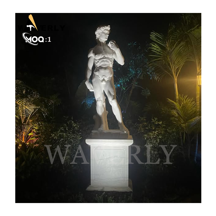 Garden Landscaping Decor Marble David Statue MF24-1224-3