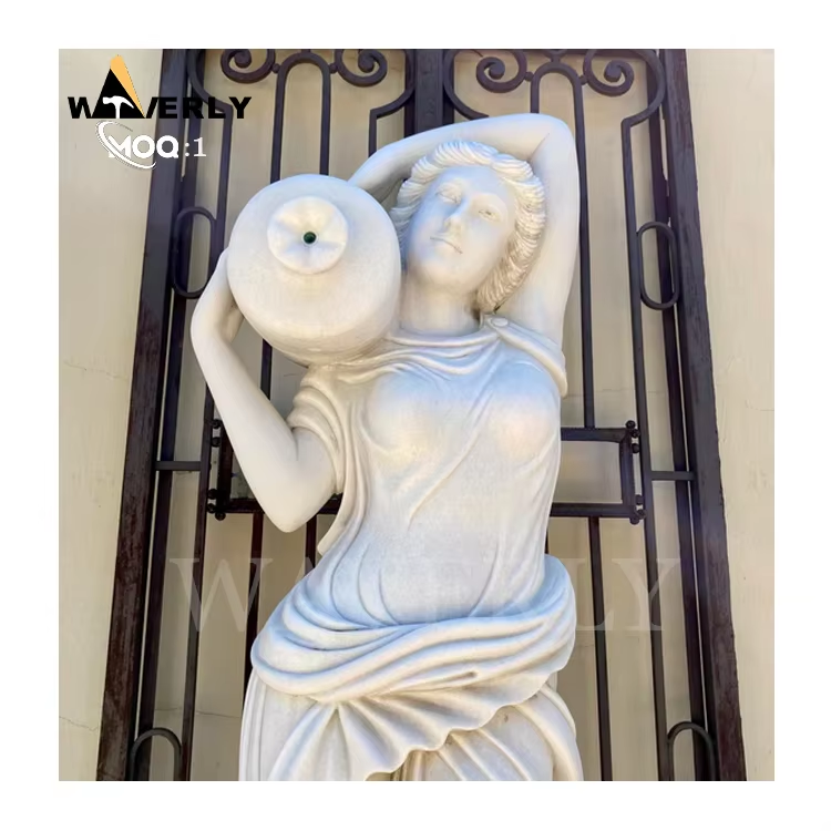Marble The Statues Of Pouring Water Woman MF24-1224-4