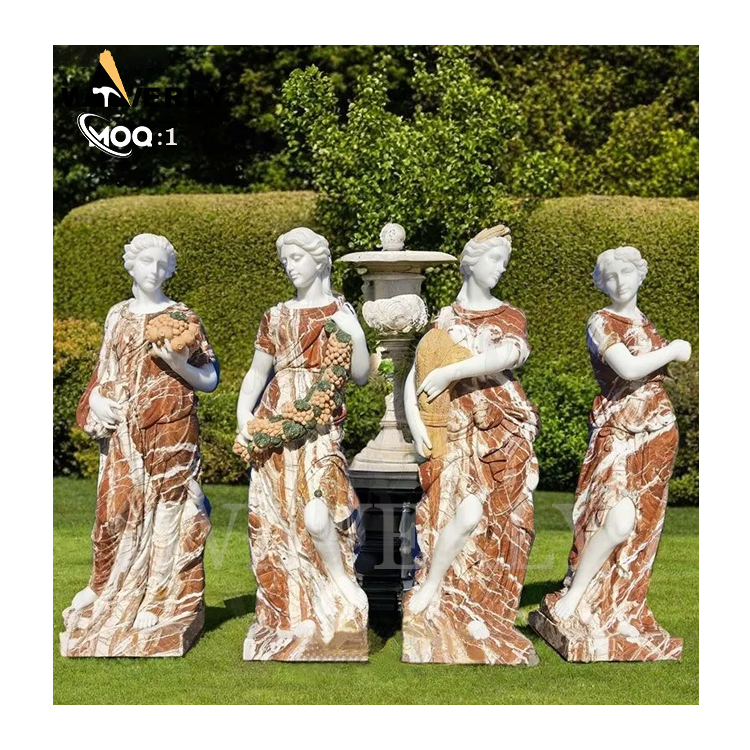 Marble Four Seasons Statues Sculpture MF24-1225-3