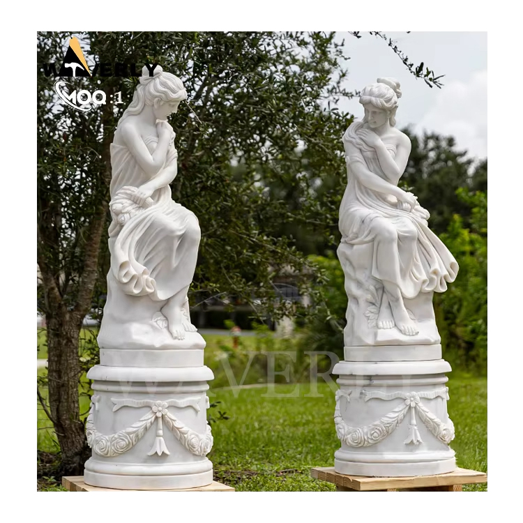 Life Size Natural Marble Female Greek Statues MF24-1225-6