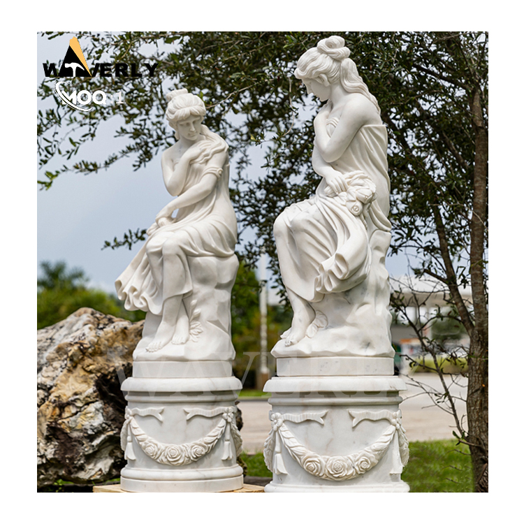 Life Size Natural Marble Female Greek Statues MF24-1225-6