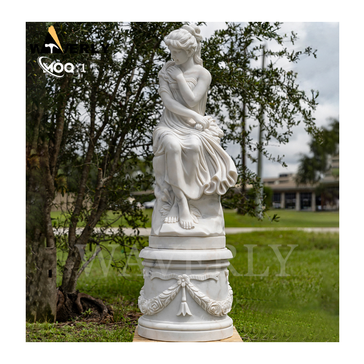 Marble Greek Goddess Female Statue MF24-1225-8