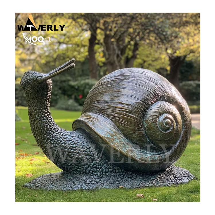 Brass Metal Statue Bronze Snail Sculpture MF24-1231-7