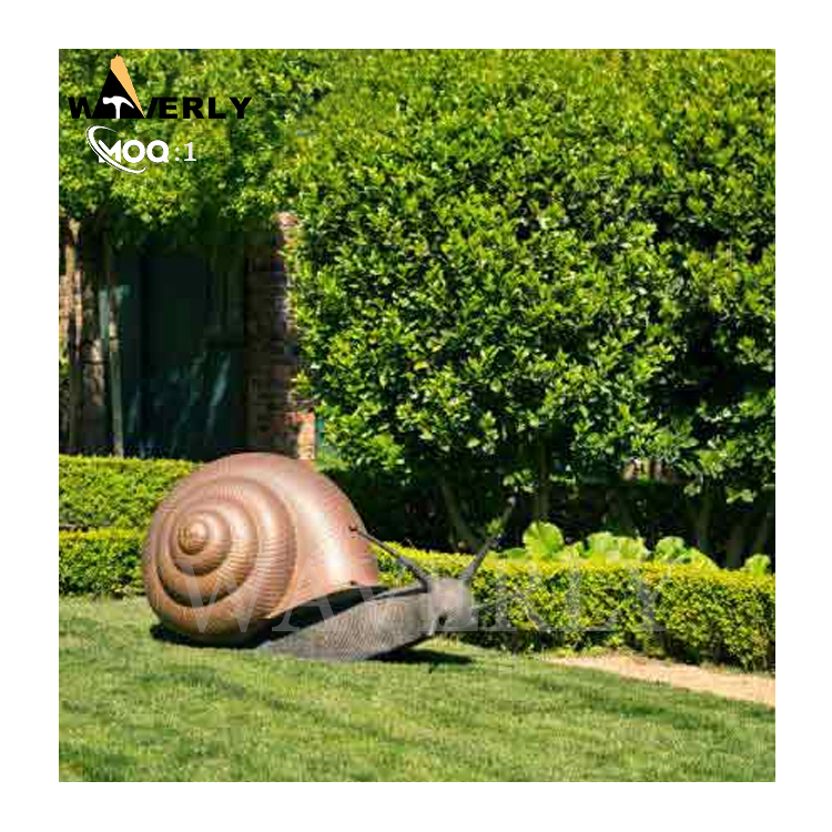 Garden Park Landscaping Bronze Snail Statue MF24-1231-8