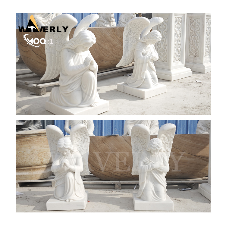 Stone Cemetery Angel Statue Marble Guardian Angel Sculpture MF25-1-13-1